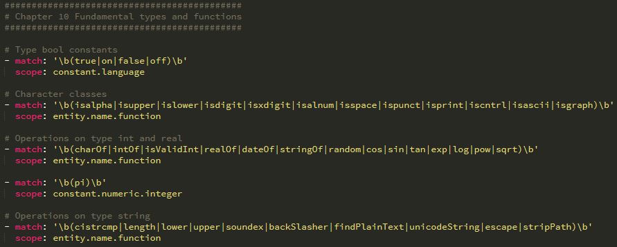 DXL syntax definition