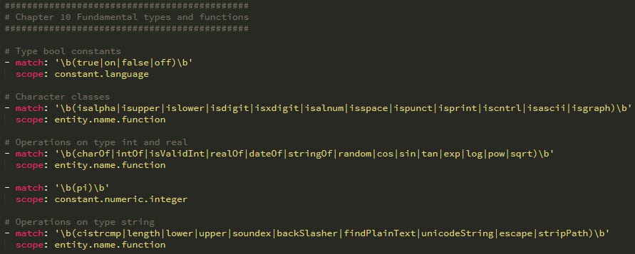 DXL syntax definition