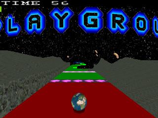 Earth ball trailblazer road game